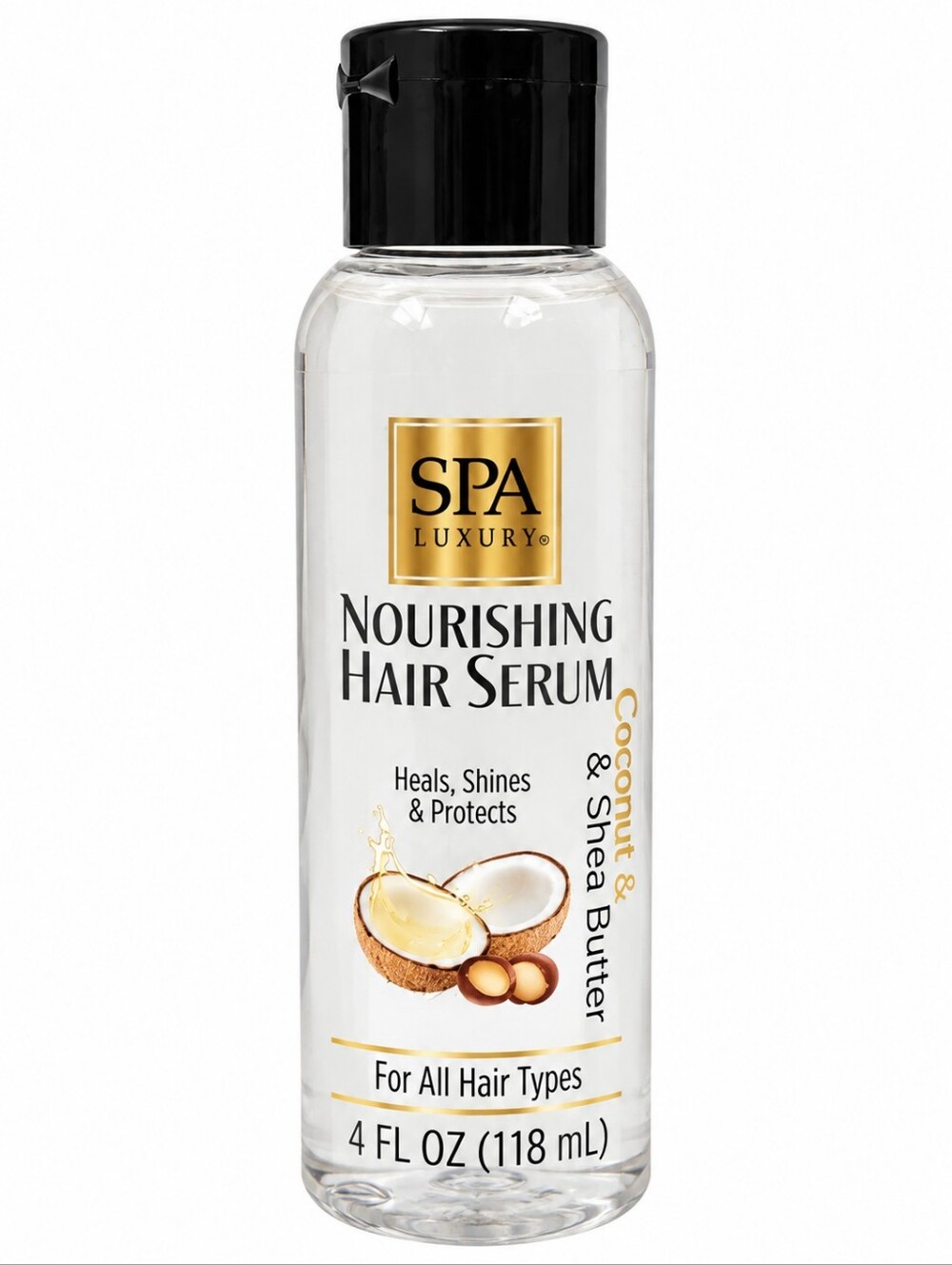 SPA LYXURY NOURISHING HAIR SERUM COCONUT OIL 1 PC 4 FL.OZ